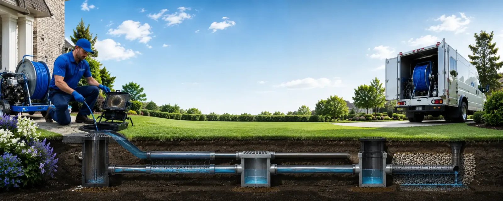 Outdoor drain cleaning information for Waubay, SD